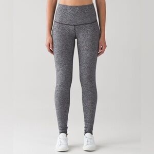 Lululemon Wunder Under Pant (Hi-Rise) *28" in Heathered Black